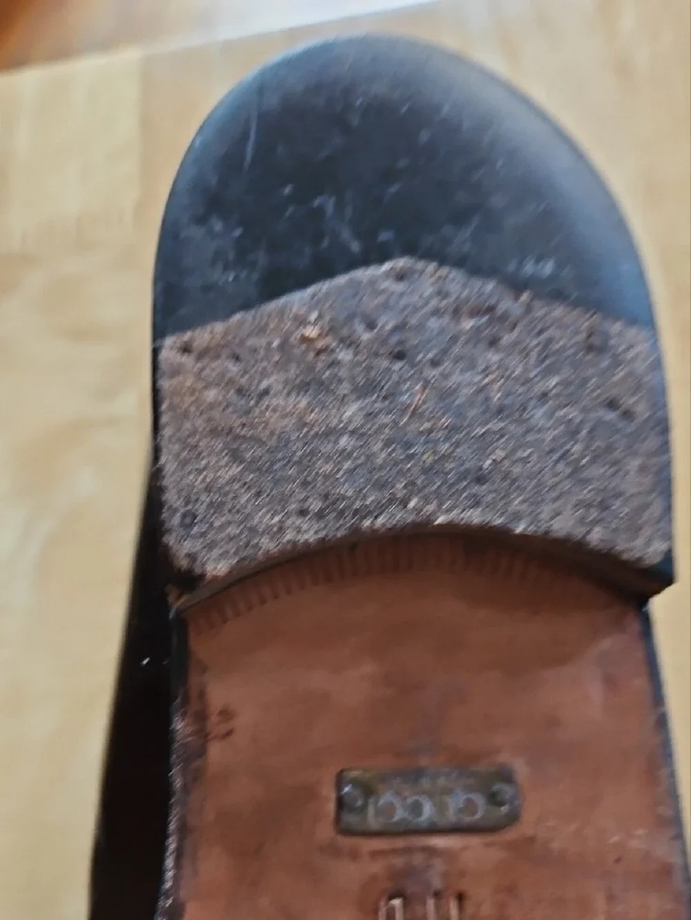 Gucci Brown Leather Horsebit Loafers